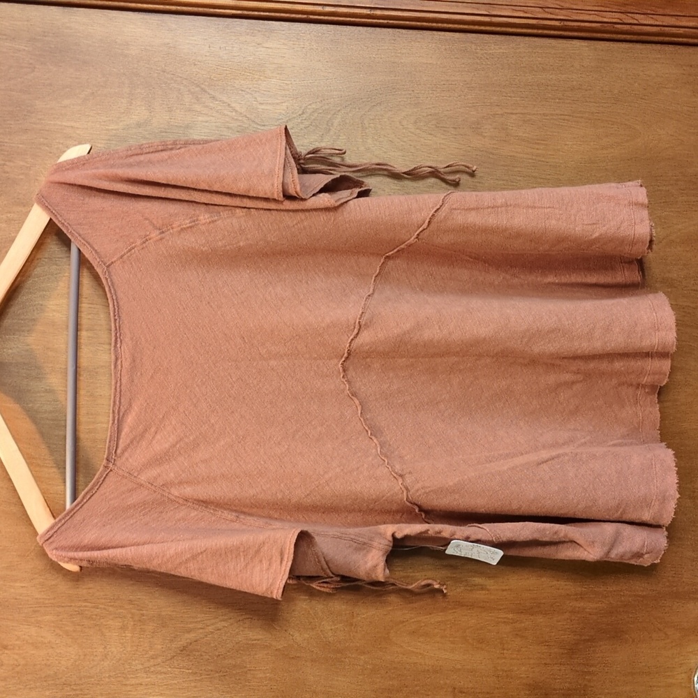 Free People Cold Shoulder Tee In Copper Size M - Picture 4 of 8